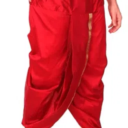 RAMESHWARAM FABRICS Pocket Dhoti - Stitched - Ready to Wear Woven Men Dhoti-image-24