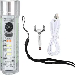 xpedition xperts Flashlight with Clip Magnet 8 Light Modes Source Strong Light Mini(TC-5662) Torch image 3