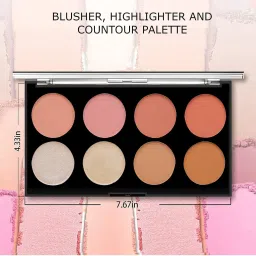 matte blusher with highlighter and contour palette | face and cheeks-11