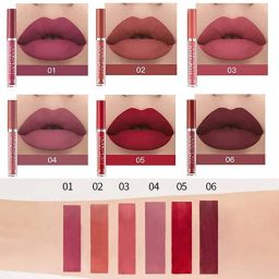 Waterproof 72Hours stay matte liquid lipstick combo pack of 6-image-22