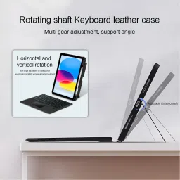 Bestor Wireless Bluetooth Keyboard for 11th10th Gen 2025 2022 Built-in 7-Colors Backlit Bluetooth, Wireless Laptop-size Tablet Keyboard Compatible with Tablet, Laptop, iPad image 5