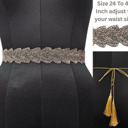 Women Casual Multicolor Fabric Belt-image-60