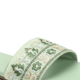Anouk Embroidered Open Toe Flats image 4