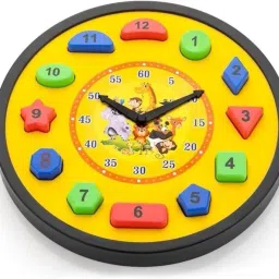 Shape Educational Clock With 12 Blocks-image-58