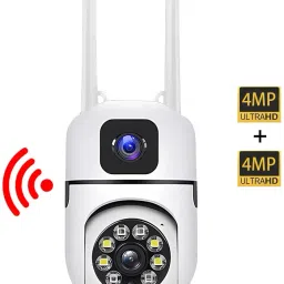 AVOIHS Smart CCTV WIFI 4MP Dual Lens PTZ IP Camera 360°View TwoWay Audio Night Vision Security Camera-4