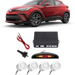 GS569 Silver Car Reverse Parking Sensor with LED Display 4 Sensor G569 Parking Sensor-image-43