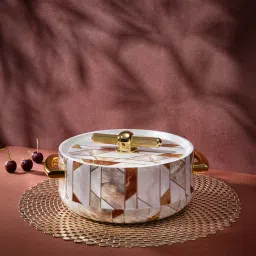 SELVEL-Elegance Royal Inner Steel Casserole Thermoware Casserole Set-22
