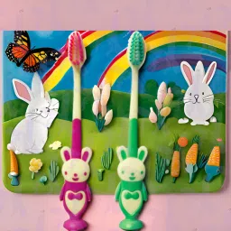 Rabbit Kids Toothbrush - Pack 2 Extra Soft Toothbrush-image-17