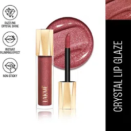 lakmé Glitterati Lip Glaze 303 Caramel Drizzle 5ml-picture-39
