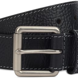 woodland Men Casual Black Genuine Leather Belt-picture-11