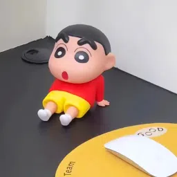 Shinchan Action Figure Size -12cmX14.5cm PVC | Holder red-2
