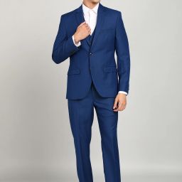 Men 3 Piece Suit Solid Suit-image-10