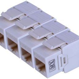 MX UTP Cat6A Keystone Jack Toolless Ethernet Cable Extension Jointer Adapter-4 Pcs Lan Adapter-18