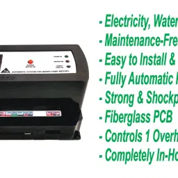 Me-TECH INNOVATIONS MOHALI Automatic System (Water Level Controller) with 1 Tank Sensor-Switch P-5550 (1) Wired Sensor Security System image 2