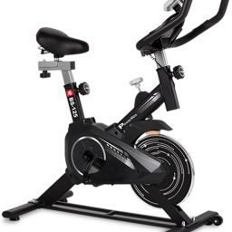 BS-125 gym cycle with 7Kg Flywheel | ipad holder | Knob braking, max user 130kg Upright Stationary Exercise Bike-image-91
