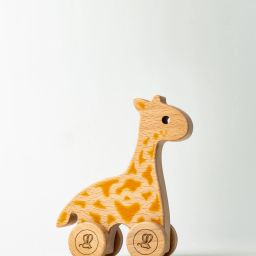 Giraffe Push Toy, Lofty Giraffe TOYS Made of Wood PACKE OF 5 Tricycle-image-20