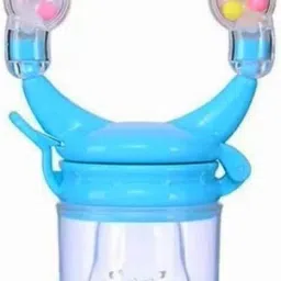 BPA-Free Silicone Nipple Food Nibbler/Fruit Feeder with Rattle Handle Feeder-25
