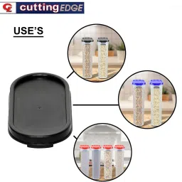Modular Containers Lids for Boxes Compatible with Cutting EDGE Containers Only 7.4 inch, 3.7 inch Lid Set image 4