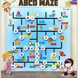 ABCD Maze Learning toys for kids | Educational toys | puzzle maze for childrens-16