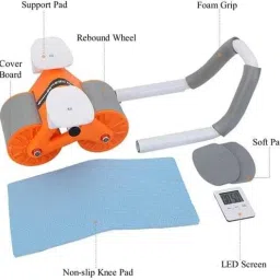 bellveen Ab Roller Wheel Exercise Elbow Support With Timer Watch Fitness Accessory Kit Kit image 2