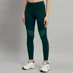 Solid Women Dark Green Tights-image-40