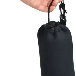 Stookin Pack of 4 Thick Protective Neoprene Lens Case Pouch Set for DSLR Camera Lens Includes Small, Medium, Large & Extra Large Pouches.Camera Bag image 3