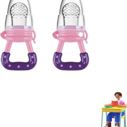 SST Sales Baby Food And Fruit Nibbler & Pacifier Teether BPA Free Nibbler TH358 Feeder-18