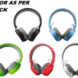 vekin Headphone with FM/SD Card Slot with Music and Calling Control Bluetooth Headset image 5
