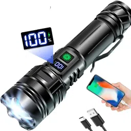 Torch Lights Rechargeable, Led Torch Light High Power 2650 Lumen Torch-image-6