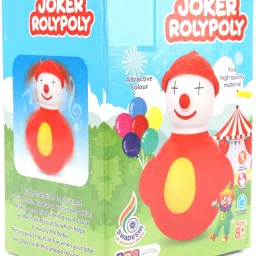 Joker Roly Poly Push and Shake Wobbling Bell Sounds Musical Rattling Toy Rattle-image-51