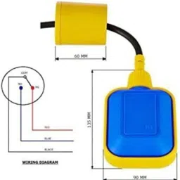 Zecqua Auto Cut Off Float Switch Sensor for Water Tank all type of controller Wired Sensor Security System image 3