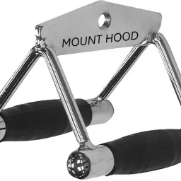 Gym Rowing Handle | Seated Row Handle | V Bar Handle | Cable Cross D Handle Archery Fletch-32