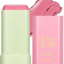 On the Go Glow Tinted Moisture Stick ,Hydrating Blush Balm, Natural Dewy Finish-image-24