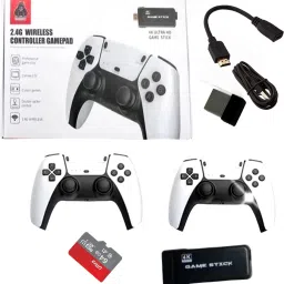 FANSEEKART Game Stick 4k HD Tv Video Game 2.4G with Two wireless controller_s Limited Edition-23