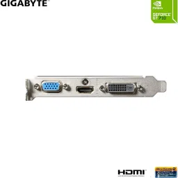 GIGABYTE GeForce GT 710 2GB DDR3 GDDR3 2 GB NVIDIA Chipset 64 bit 954 MHz Graphics Card image 5
