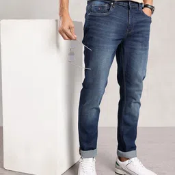nautica Men Slim Mid Rise Blue Jeans-picture-33