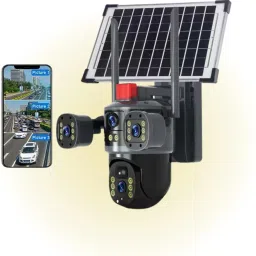 Maizic Smarthome Dual-Lens/Triple-Screen View 4K Ultra HD Pan & Tilt 4G/5G Sim Solar Powered CCTV Security Camera-15