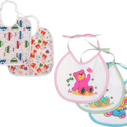 Baby Bibs Pack of 5| Bibs for new born baby Cotton Combo Bibs (Multi) (MDBB_11)-image-39