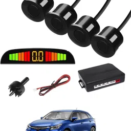 Black 4 Parking Reverse Safety Sensor For Vehicles-116 Universal Reverse Black Parking Sensor With Buzzer And LED Display-116 Parking Sensor-picture-10