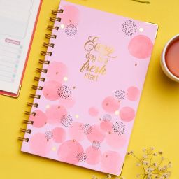 Hard Bound Daily A5 Planner Ruled 192 Pages-26
