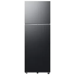 SAMSUNG 330 Litres 2 Star Frost Free Double Door Smart Wifi Enabled Refrigerator with Anti Bacterial Gasket (RT34DG5A2BBXHL, Luxe Black)-picture-1
