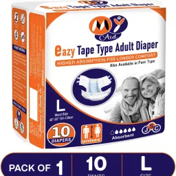 Premium Pant Style Adult Diapers | Fast Absorption & Wetness Indicator | 1 Pack Adult Diapers - L-image-50