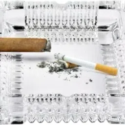 19TH JULY JEWELS-Rectangle Heavy Glass Crystal Ashtray for Indoor Clear Crystal, Glass Ashtray-image-87