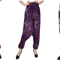 narnari Printed Rayon Women Harem Pants-picture-26