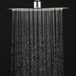 EXTRA Heavy PREMIUM 4X4 (4") Ultra Slim Rain ShowerHead Fixed Mount-image-4