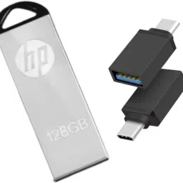 HP V220 Metal High 128 GB Pen Drive Compatible with Mobile, Netbook, Tablet, Laptop, Desktop Computer USB 2.0, USB 3.0 Metal Case-14