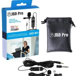 JSD-M1P 20ft cable with 3.5mm connector Smartphone, Dslr & PC Lavalier Microphone-17