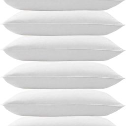 LUXORY Microfibre Solid Sleeping Pillow Pack of 6-image-18