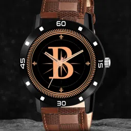 Alpha Heritage Collection A Brown Strap Watch for Man & Boys Analog Watch - For Men ALPHA-B-AVO-BLK-BRW-CHL-1-image-35