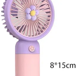 AKFLICKS Usb Gadget Mini Portable Fan - Powerful Brushless Motor Rechargeable Fan USB Fan-image-82